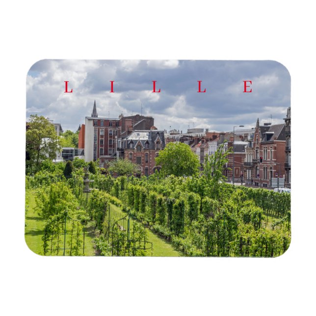 Lille Jardin d'arboriculture fruitière magnet (Horisontell)