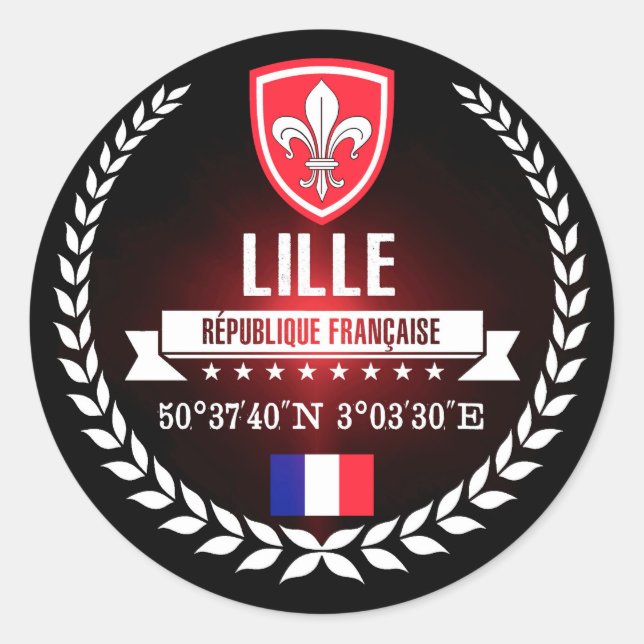 Lille Runt Klistermärke (Framsida)