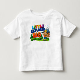 🏕️ Lille Upptäckare Stora Äventyr Barn Camping 🌲 T Shirt