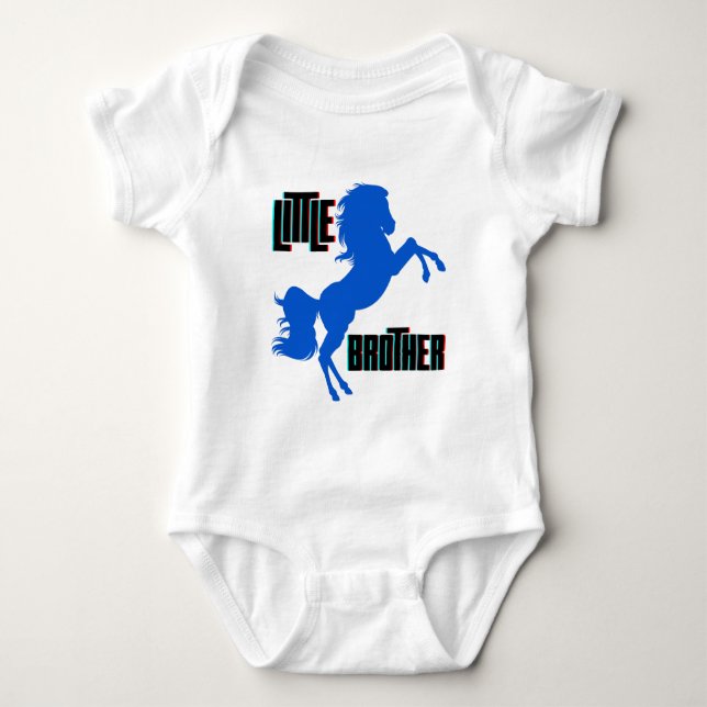 Lillebror Hästuppfödning T Shirt (Framsida)