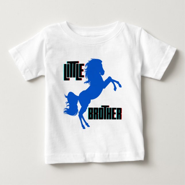 Lillebror Hästuppfödning T Shirt (Framsida)