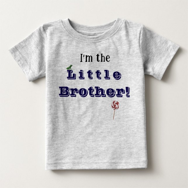 Lillebror med ålder t shirt (Skapare uppladdad)