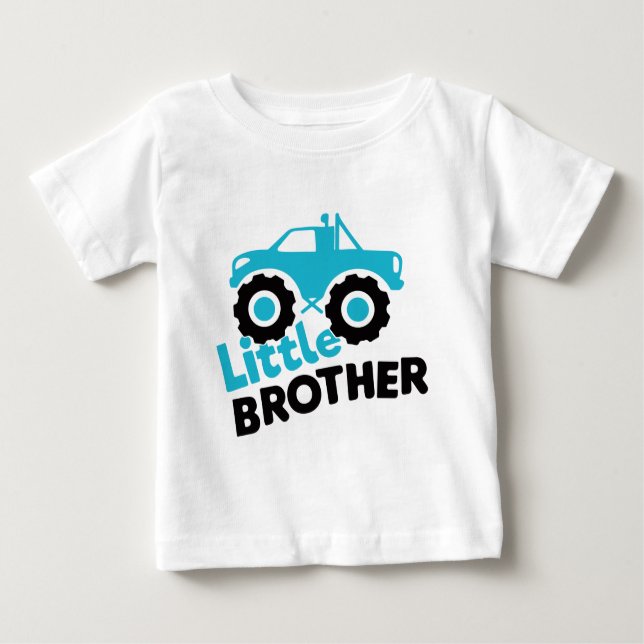 Lillebror monstertruck t shirt (Framsida)