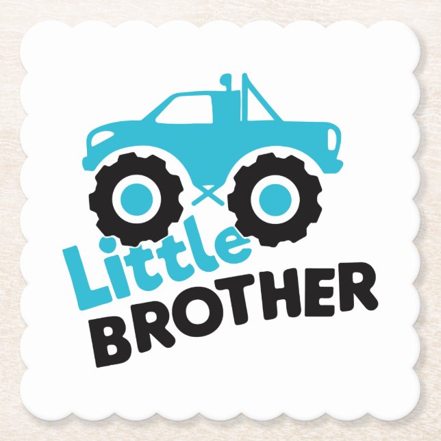 Lillebror monstertruck underlägg papper (Framsida)