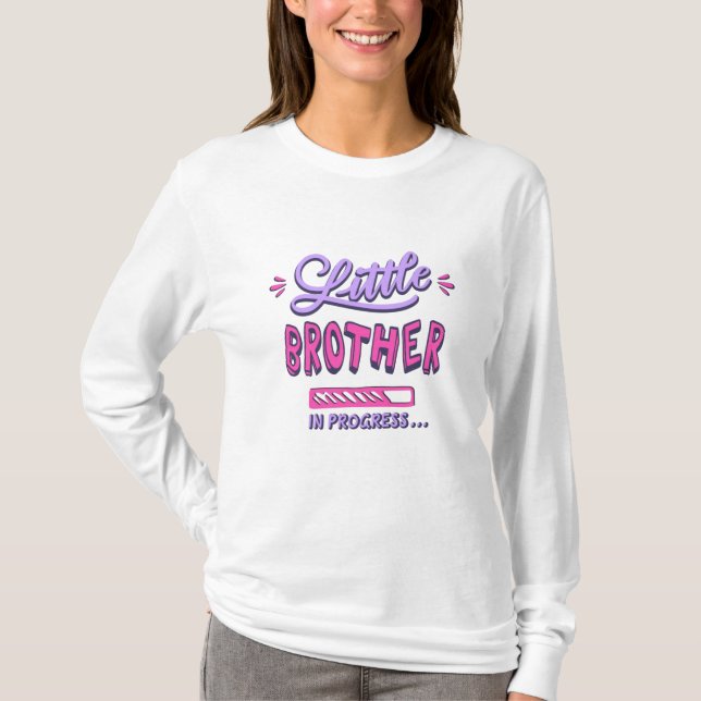 lillebror pågår t shirt (Framsida)