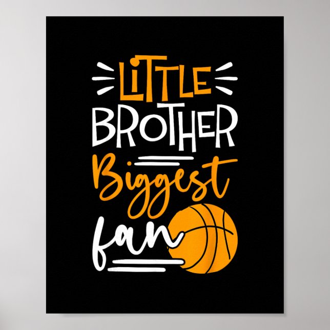 Lillebror Största Fan Sketll  Poster (Framsidan)