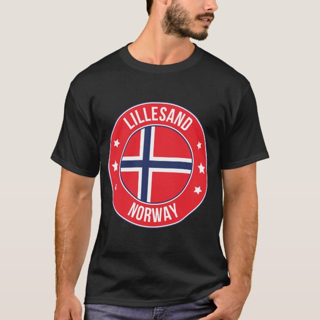 Lillesand, Norge Stad T Shirt (Framsida)
