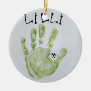 Lilli räcker julgransprydnad keramik