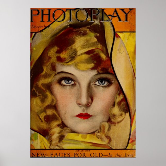 Lillian Gish Decorative Poster (Framsidan)