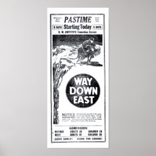 Lillian Gish Richard Barthelchaths tysta film 1922 Poster