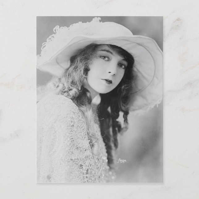 Lillian Gish vykort (Framsida)