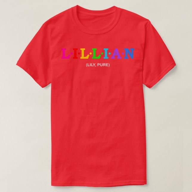 Lillian Lily Pure T Shirt (Design framsida)