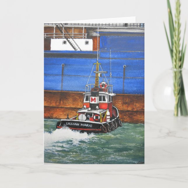 Lillian Marie fartyg, vid Jim Ott Kort (Framsida)