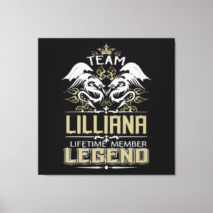 Lilliana Lilliana Drak Livstidsmedlem Legend Canvastryck