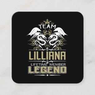 Lilliana Lilliana Drak Livstidsmedlem Legend Fyrkantigt Visitkort