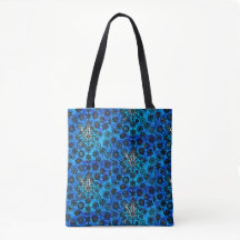 Lilliens Blue Snowflake Tote
