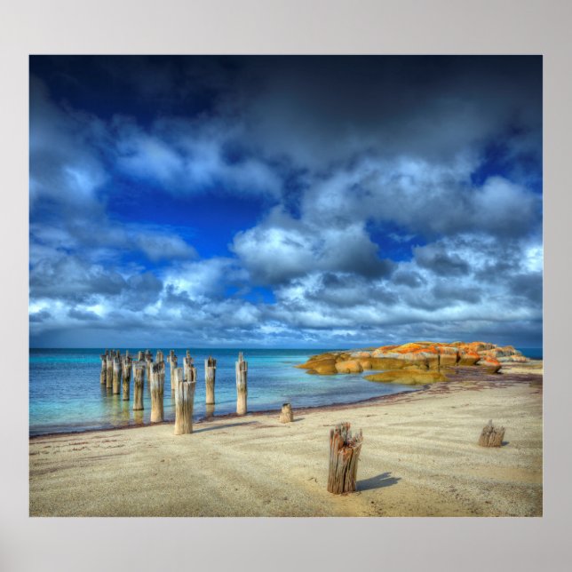 Lillies Beach | Wybalena, Flinders Island Poster (Framsidan)