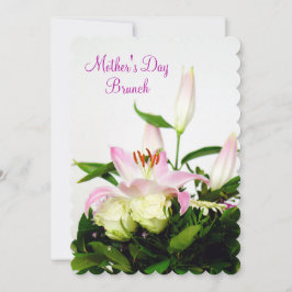 Lillies & frunch för robukettmors dag inbjudningar