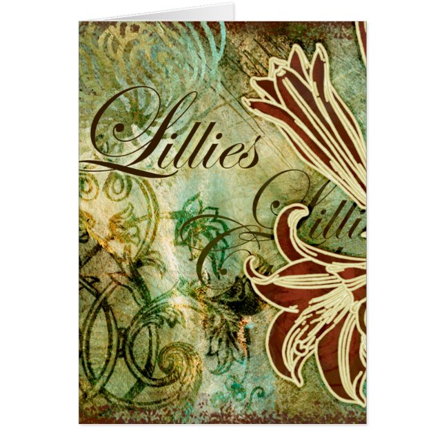 Lillies Hälsningskort (Framsidan)