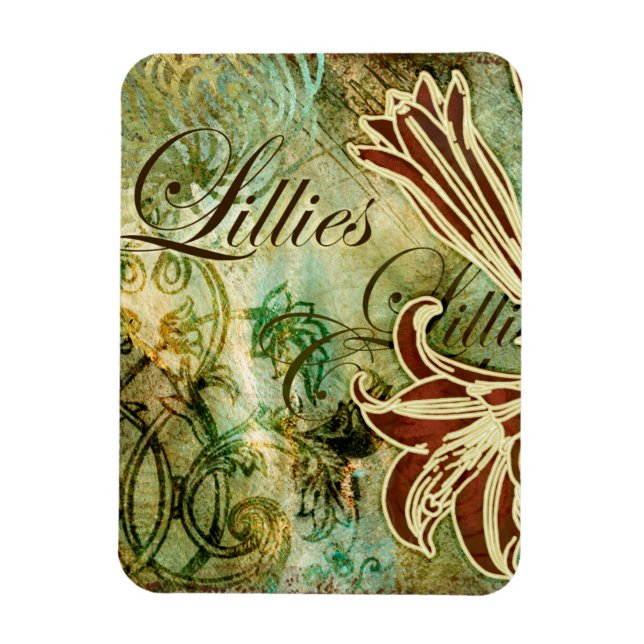 Lillies Magnet (Vertikal)