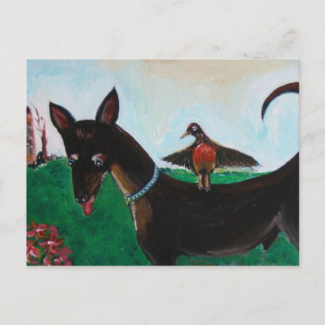 Lillman och Robbie Bobbie Vykort (Framsida)