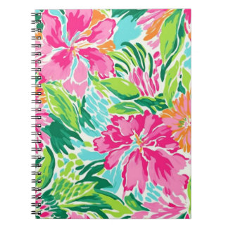 Lilly Blommigt Notebook Anteckningsbok