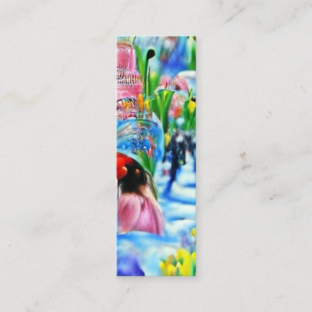 Lilly Bookmark Mini Visitkort (Framsida)