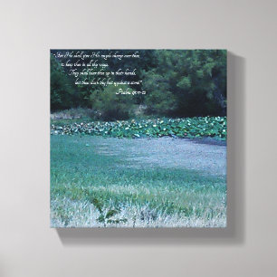 Lilly damm - Psalm 91 11-12 Canvastryck