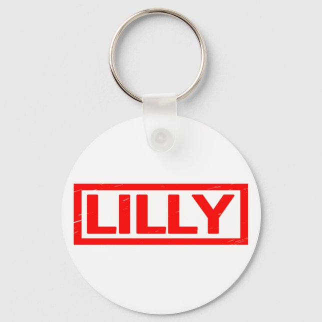 Lilly Frimärke Nyckelring (Framsida)