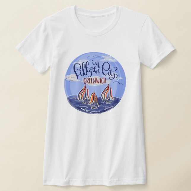 Lilly in City Dam Fit T-Shirt (Laydown)