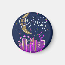 Lilly in City Logotyp Magnet