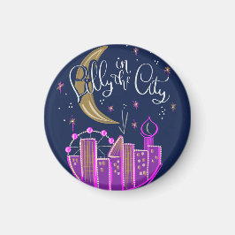 Lilly in City Logotyp Magnet