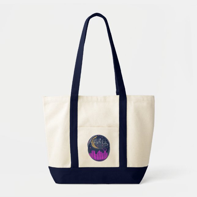 Lilly in City Logotyp Tote Tygkasse (Framsidan)