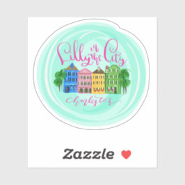 Lilly in the City - Charleston Klistermärken