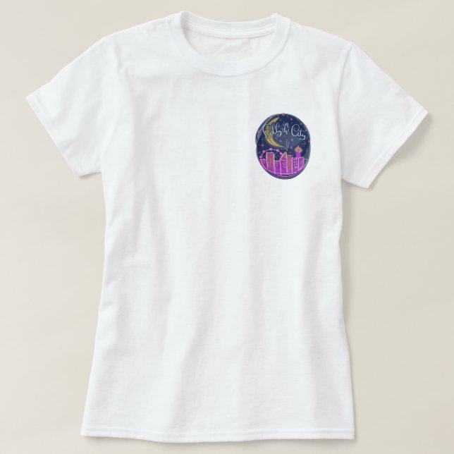 Lilly in the City - Ladie's Fit Logotyp T-Shirt (Design framsida)