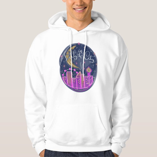 Lilly in the City - Logotyp Hoodie (Framsida)