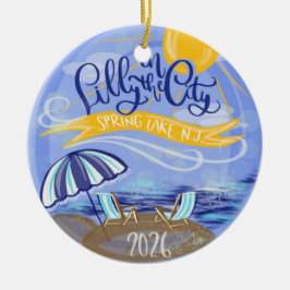 Lilly in the City - Spring Lake, NJ - Ornament