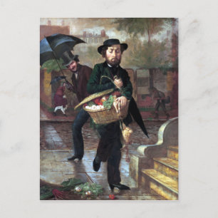 Lilly Martin Spencer Young Make First Marknadsföri Vykort