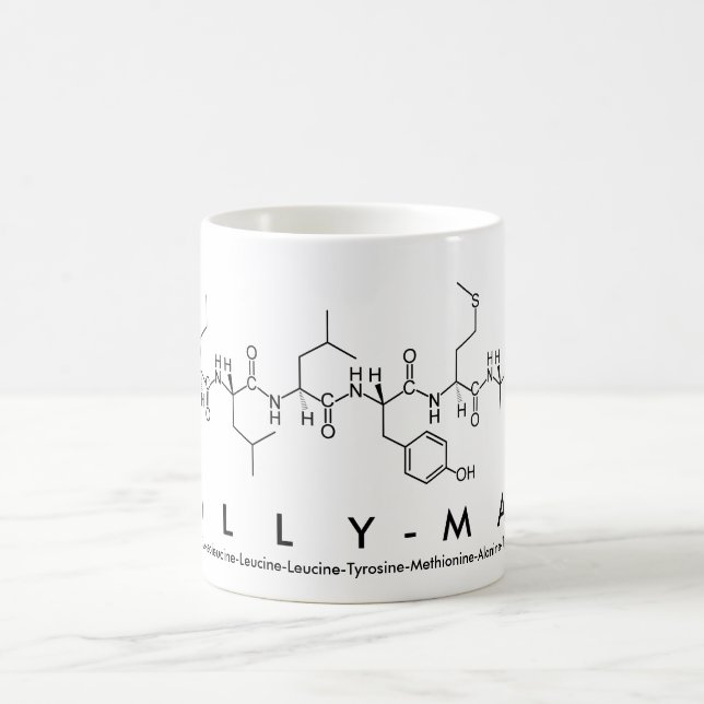 Lilly-May peptide namn mugg (Center)