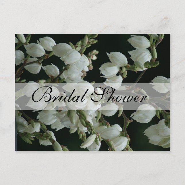 Lilly of the Valley Bröllop Event Investigation Inbjudan Vykort (Framsida)