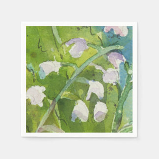 Lilly of the Valley cocktail napkins Pappersservett