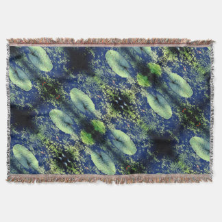 Lilly Pad Blanket Throw Blanket Filt