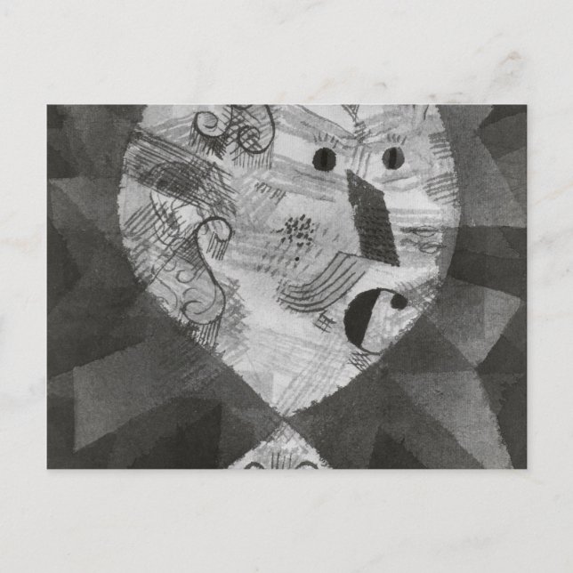 Lilly Samuel, 1938 av Paul Klee Vykort (Framsida)