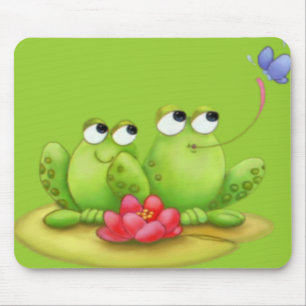 Lilly vadderar grodor Mousepad Musmatta