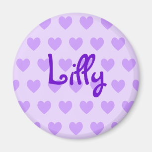 Lilly vid Lila Magnet