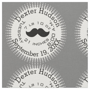 Lil'Man Black Mustache Birth Record Stats Tyg