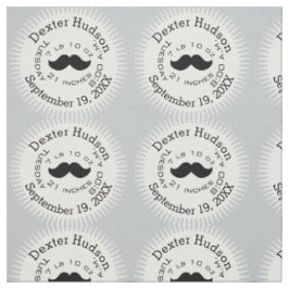Lil'Man Black Mustache Birth Record Stats Tyg