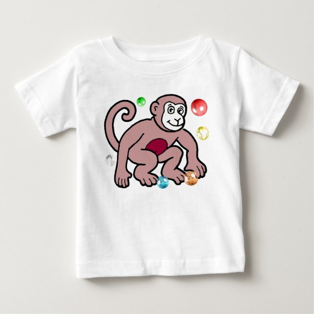 Lil'Monkey Shirt Tee Shirt (Framsida)