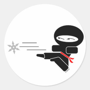 Lil'Ninja Runt Klistermärke
