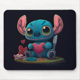 Lilo och Stitch Valentine Hearts Graphic Mousepad Musmatta